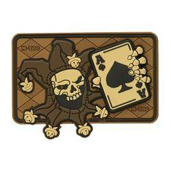 M-Tac - Нашивка Morale Patch - Joker Skull 3D PVC - Coyote - 51120005