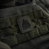 M-Tac - Квадратна нашивка Laser cut Valknut - Чорний / Ranger Green - 51162232