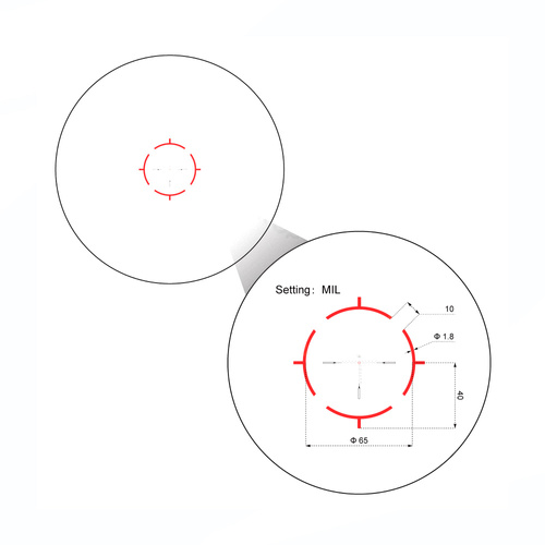 Vector Optics - Приціл оптичний LPVO Continental x10 ED RAR - 1-10x28 - 34 мм - чорний - SCFF-48