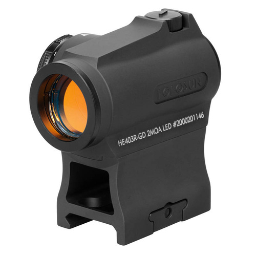 Holosun - HE403R-GD Gold Dot коліматор - Низьке кріплення та 1/3 ко-свідок