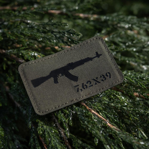 Нашивка M-Tac - AKM 7.62x39 Laser Cut - Ranger Green/Black - 51110232