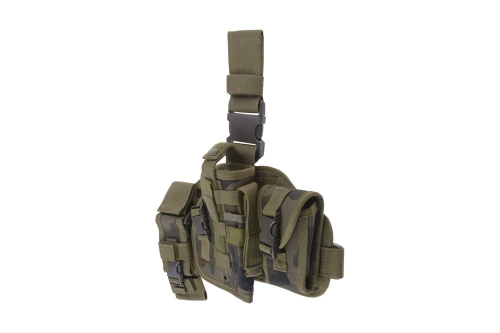 GFC Tactical - Модульна стегнова панель з кобурою - Wz.93/PL Woodland - GFT-29-019530