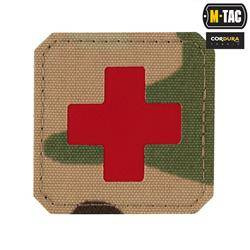 M-Tac - Нашивка Medic Cross Laser Cut - Cordura 500D - Червоний / MultiCam - 51122833