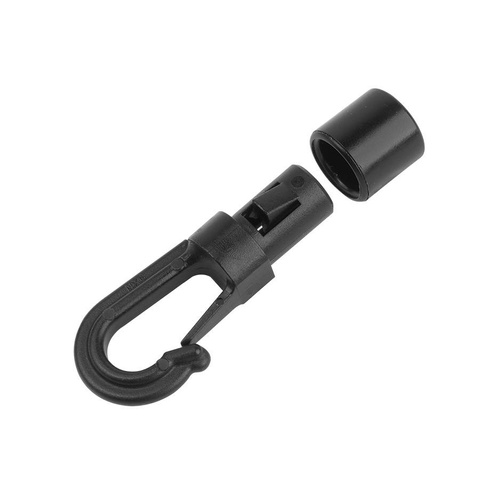ITW Nexus - Карабін для кріплення троса Shockcord Hook - чорний - 35I-KH5-BLK