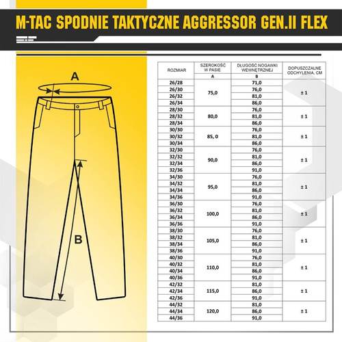 Тактичні штани M-Tac - Aggressor Gen.II Flex - Ripstop - Black - 20058002.