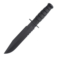 Ka-Bar 1271 - Бойовий військовий ніж - Комбінований - Чорний.