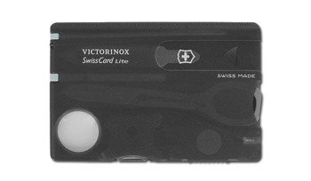 Victorinox - Швейцарська картка - Lite - Прозорий чорний - 0.7333.T3
