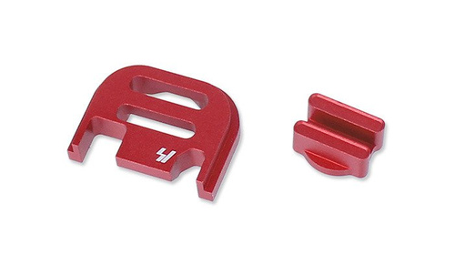 Strike Industries - Упорна пластина для замка Glock - червона - SI-GSP-V2-RED