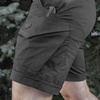 M-Tac - Тактичні шорти Aggressor - Polycotton - Rip-Stop - Black - 20018002.