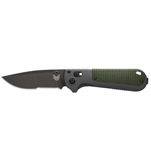 Benchmade - Складаний ніж 430SBK Redoubt - D2 - сірий/зелений - 430SBK