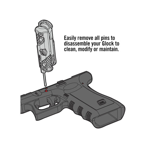 Real Avid - Інструмент 4-в-1 для пістолетів Glock - чорний - AVGLOCK41
