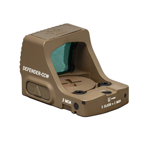 Vortex Optics - Червона точка Defender CCW - 3 MOA - Tan - DFCCW-MRD3-T