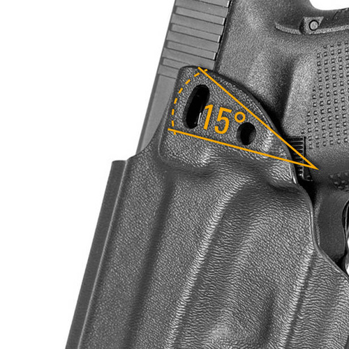 Внутрішня кобура MFT - IWB для пістолета CZ P-10 Compact - чорна - HCZP10CAIWBA