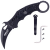 FOX - Складаний ніж Karambit - N690Co - чорний - FX-599 XT