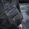 M-Tac - Рюкзак Cross Bag Slim Elite Hex - Чорний - 10210002