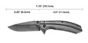 Kershaw - Фільтр для ножів зі складним лезом - повністю металевий - 1306BW