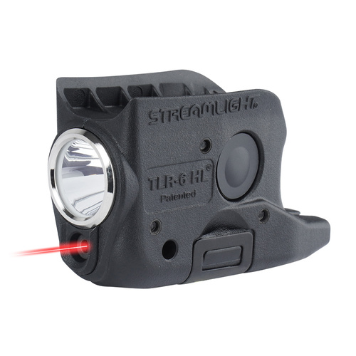 Streamlight - Тактичний збройовий ліхтар з лазером TLR-6 HL - Glock 42/43 - чорний - L-69340