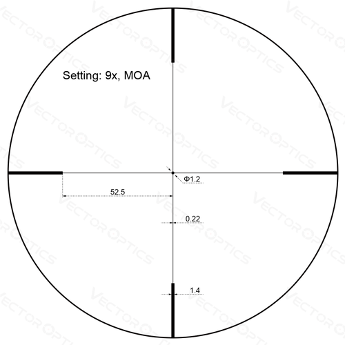 Vector Optics - Приціл Forester JR. 3-9x40 - чорний - SCOM-35