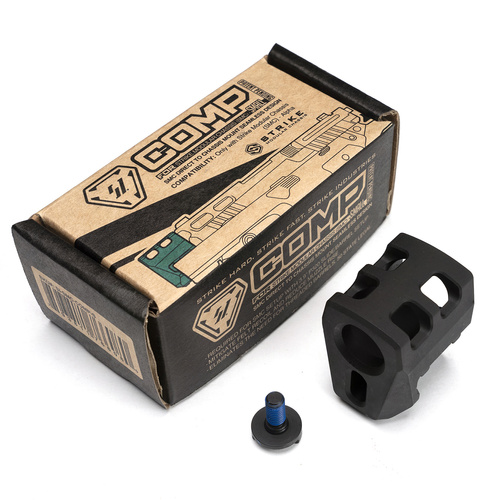 Strike Industries - Компенсатор для SMC Alpha MKII 3.9" розмір S - Чорний - SI-SMC-COMP-S