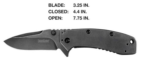Kershaw - Складаний ніж Cryo II - повний метал - чорний - 1556BW