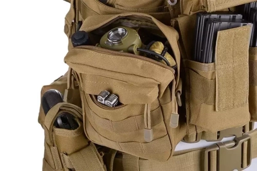 GFC Tactical - Підсумок вантажний з кишенею - нейлоновий - чорний - GFT-19-018856