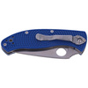 Spyderco - Tenacious FRN Blue - складаний ніж - CPM S35VN Plain Steel - синій - C122PBL