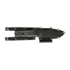 Benchmade - ніж для виживання 163BK Bushcrafter - CPM-CruWear - чорний - 163BK