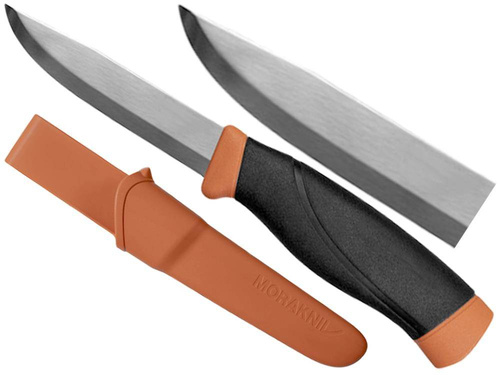 Morakniv - Ніж для важких умов експлуатації Companion - 12C27 - чорний / помаранчевий - 13260