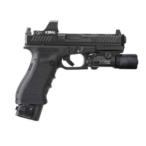 Strike Industries - Лапка для магазину EMP для Glock G17 / G22 - 9 мм / .40 - алюміній - чорний - SI-EMP-AL-G17