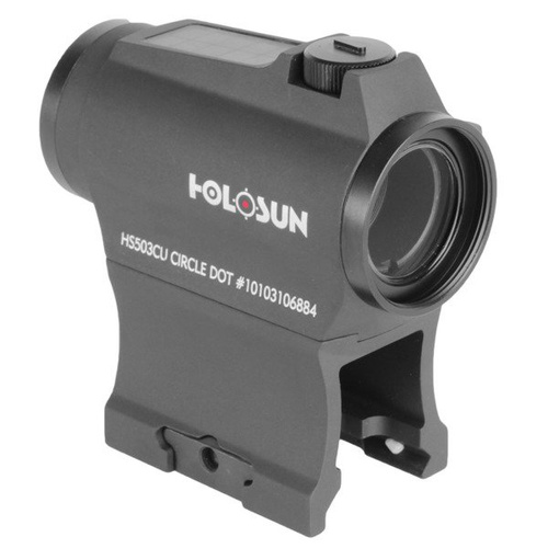 Holosun - Приціл з червоною крапкою HS503CU - мультисітківка - сонячна батарея - чорний - HS503CU - HS503CU