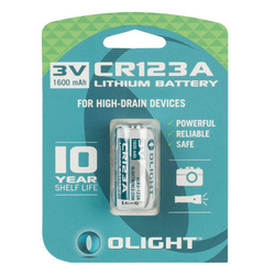 Olight - Літієва батарейка - CR123A 3V 1600 mAh - OLB3-123A