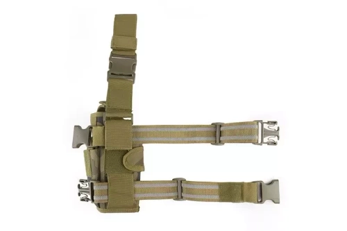 GFC Tactical - Кобура на стегно з магазином - нейлон - Візерунок 93 Лісова пантера - GFT-29-011418