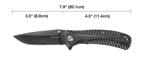Kershaw - Стартовий ніж зі складним лезом - повністю металевий - 1301BW