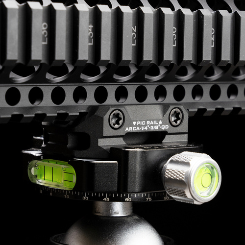 Strike Industries - Адаптер для Picatinny Arca також 1/4" та 3/8" - QD Sling - SI-ARCA-TRI-PADA-BK