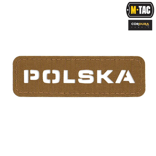 M-Tac - Нашивка Польща 25х80 - Laser Cut - Coyote - 51002005