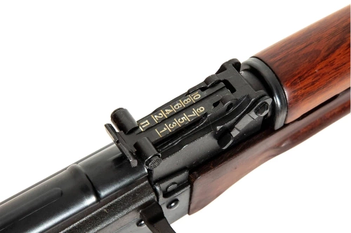 E&L - ASG репліка Електричний карабін ELAKM Essential - чорний/коричневий - EIL-01-031543