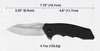 Складаний ніж Kershaw - Flitch - чорний - 3930