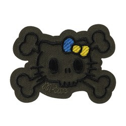 M-Tac - Нашивка Kitty Contour - Вишивка - Жовто-блакитний бант - Ranger Green - 51386223