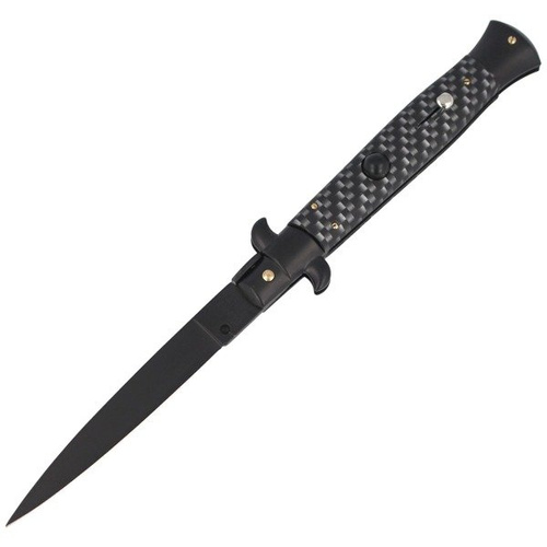 Frank Beltrame - Пружинний ніж Stiletto Kevlar 23 см - FB 23/KEV BLK