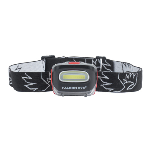 Falcon Eye - Налобний ліхтар Blaze - COB LED - 130 лм - чорний / червоний - FHL0027