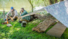 Helikon - Брезент, брезент для бівуаку Supertarp® - 300 x 300 см - оливково-зелений - PO-STP-PO-02