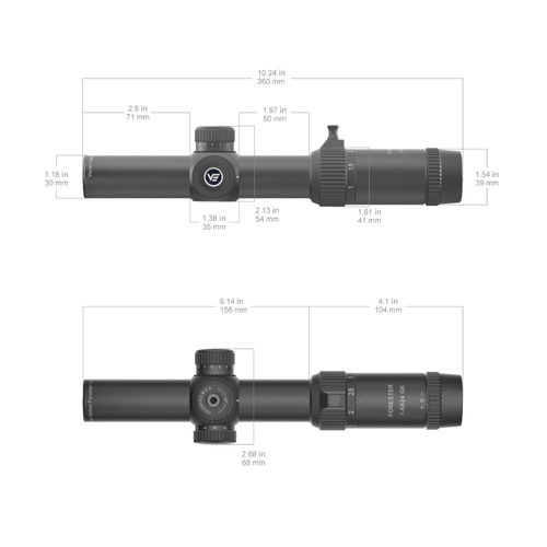 Vector Optics - Приціл LPVO Forester 1-5x24IR - 30 мм - SFP - SCOC-03