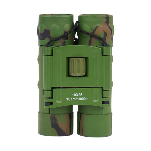 Mil-Tec - Складаний бінокль Mini Gen II 10x25 з кейсом для перенесення - Camo - 15702120