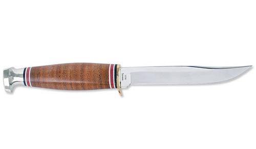Ka-Bar 1226 - мисливський ніж Little Finn зі шкіряним руків'ям
