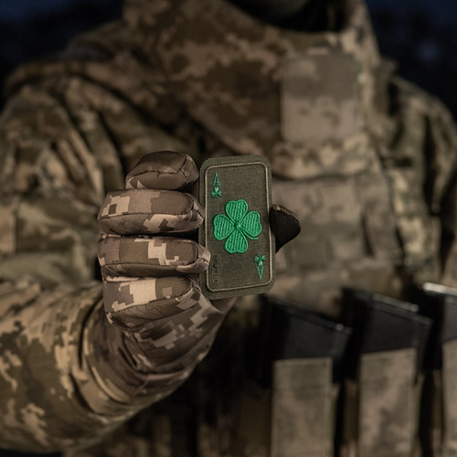 M-Tac - Нашивка Lucky Card - Cordura 500D - Clover - Ranger Green - 51391023