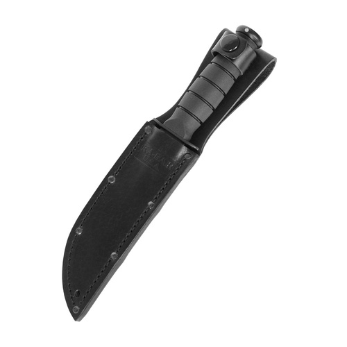 Ka-Bar 1256 - Військовий ніж - Чорний - Шкіряні піхви