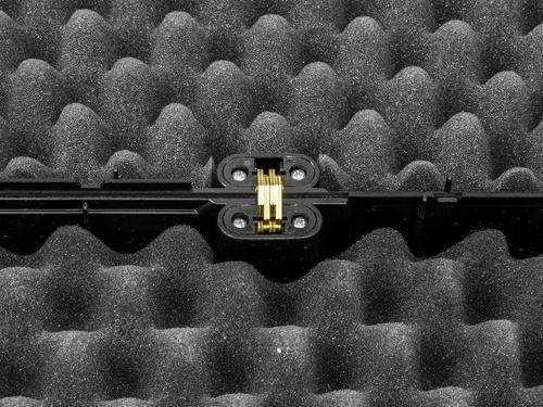Megaline - Довгий кейс для зброї - 110x25x11 см - Комбінований замок - Чорний - 200/0009