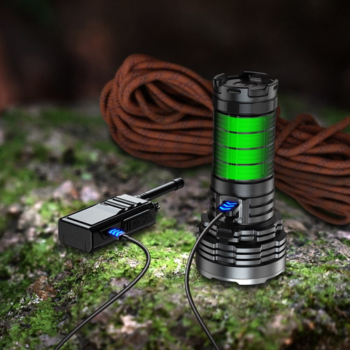 Fenix ​​​​- LR40R V2.0 Прожектор з батареєю 15000mAh - 15000lm - Чорний - LR40R V2.0
