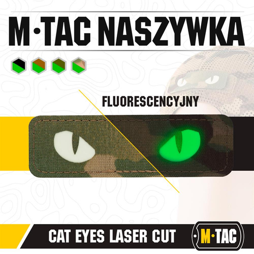 M-Tac - Нашивка Morale Patch - Cat Eyes - Laser Cut - MultiCam - 51009899