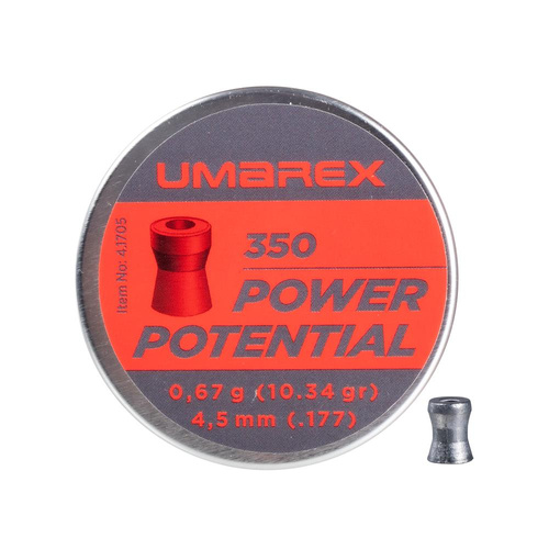Umarex - Порожниста куля для пневматичної гвинтівки Power Potential - 4,5 мм - 350 шт. - 4.1705
